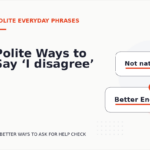 Polite Ways to Say ‘I disagree’