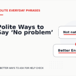 Polite Ways to Say ‘No problem’