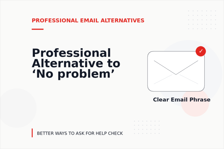 Professional Alternative to ‘No problem’