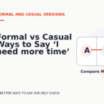 Formal vs Casual Ways to Say ‘I need more time’